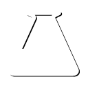 Small flask in lab